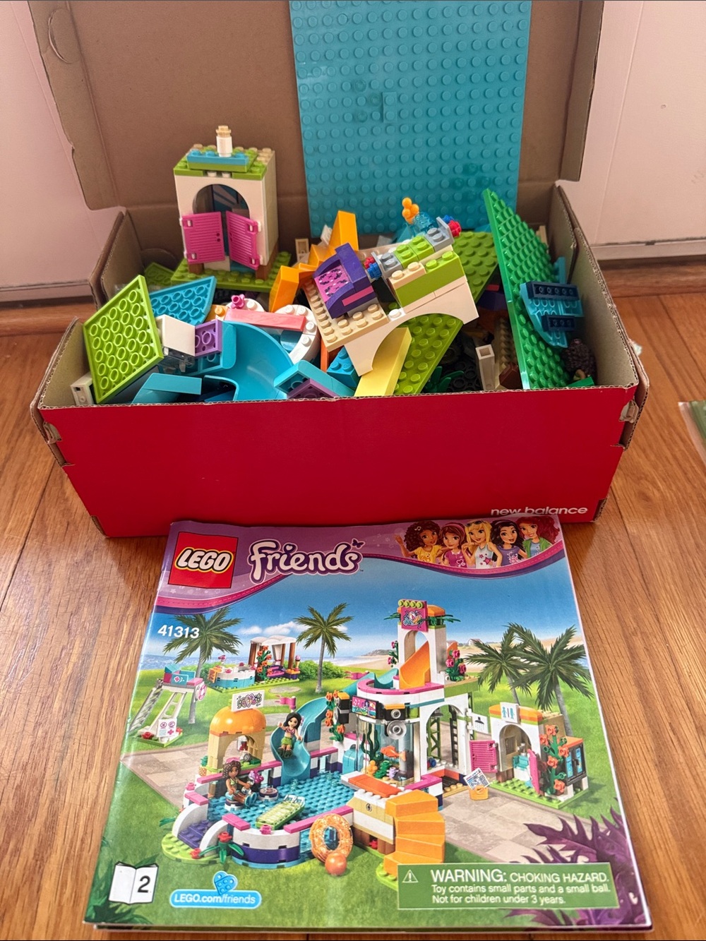 LEGO Friends Heartlake Summer Pool Beach Resort Playset - Multicolor